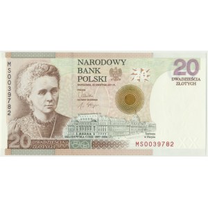 20 złotych 2011 - Maria Skłodowska Curie