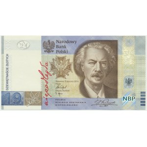 19 złotych 2019 - 100 - lecie powstania PWPW - RP -