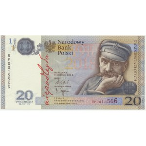 20 złotych 2018 - 100 lecie odzyskania Niepodległości - RP -