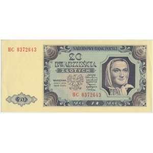 20 złotych 1948 - HC -