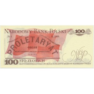 100 złotych 1976 - BA - rzadsza seria