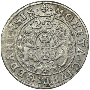 Sigismund III Vasa, 1/4 Thaler Danzig 1623 - PR•