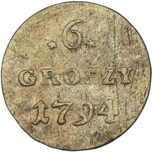 Poniatowski, 6 Groszy 1794