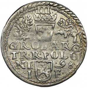 Sigismund III Vasa, 3 Groschen Olkusz 1598