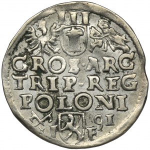 Sigismund III Vasa, 3 Groschen Posen 1591