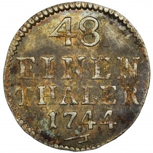 August III Sas, 1/48 Talara (półgrosz) Drezno 1744 FWôF