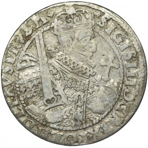 Sigismund III Vasa, 1/4 Thaler Bromberg 1622 - PRVS M