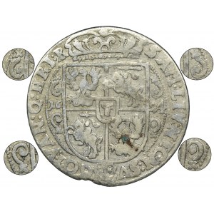 Sigismund III Vasa, 1/4 Thaler Bromberg 1624 - PRV M - RARE
