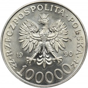 100.000 złotych 1990, Solidarność - TYP A