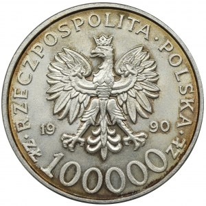 100.000 złotych 1990 Solidarność - TYP A