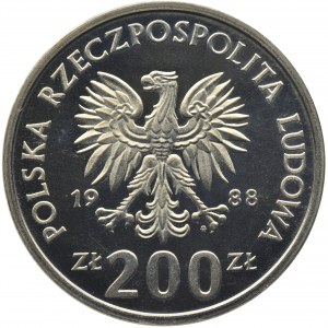 PRÓBA, 200 złotych 1988 - XIV Mistrzostwa Świata w Piłce Nożnej