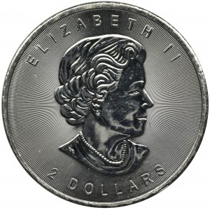 Kanada, Elżbieta II, 2 Dolary 2015 - Wilk