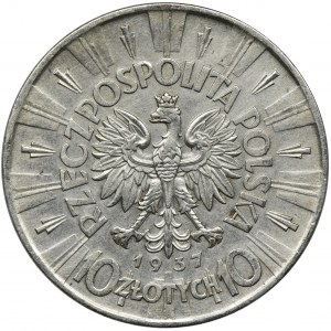 Pilsudski, 10 zloty 1937