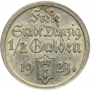 Wolne Miasto Gdańsk, 1/2 guldena 1923