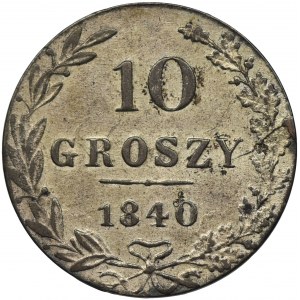 10 groschen Warsaw 1840 MW