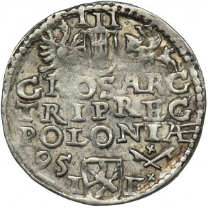Zygmunt III Waza, Trojak Wschowa 1595 - kratka