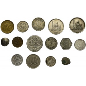 Zestaw, Mix monet zagranicznych - Egipt, Rosja... (15 szt.)