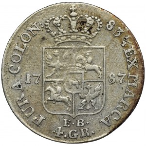 Poniatowski, 4 Groschen 1787 EB