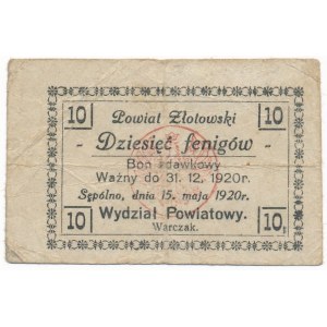 Sępólno, 10 fenigów 1920