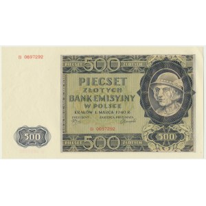 500 złotych 1940 - B -