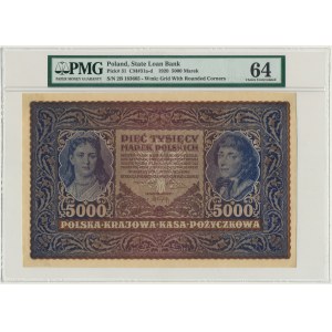 5.000 marek 1920 - II Serja B - PMG 64