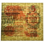 5 groszy 1924 - prawa połowa - PMG 58