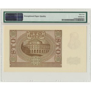 100 złotych 1940 - ZWZ - B - PMG 64 EPQ