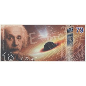 Banknot promocyjny SURYS - Albert Einstein - 1879-1955 - w dedykowanym folderze -