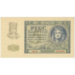 5 złotych 1940 - B -