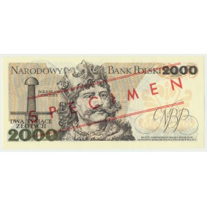2.000 złotych 1979 - WZÓR S 0000000 No.0774 -