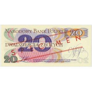 20 złotych 1982 - WZÓR A 0000000 No.0546 -