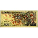 200 złotych 1982 - WZÓR BU 0000000 No. 0356 -