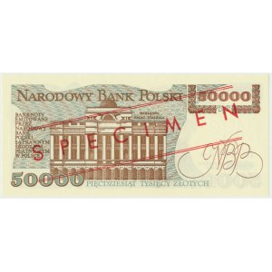 50.000 złotych 1989 - WZÓR A 0000000 No.0643 -