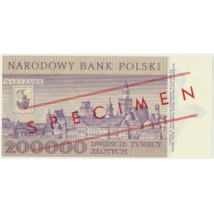 200.000 złotych 1989 - WZÓR A 0000000 No.0505 -