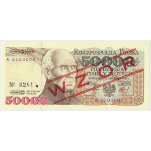 50.000 złotych 1993 - WZÓR A 0000000 No.0284 -