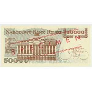 50.000 złotych 1989 - WZÓR A 0000000 No.0918 -