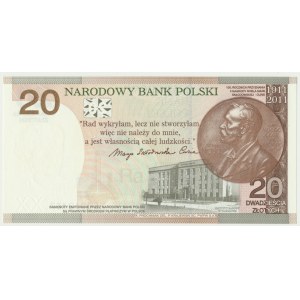 20 złotych 2011 - Maria Skłodowska Curie