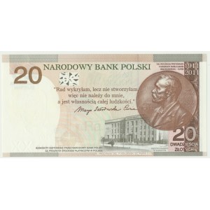 20 złotych 2011 - Maria Skłodowska Curie