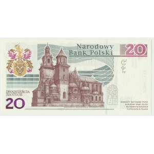 20 złotych 2015 - 600. Rocznica urodzin Jana Długosza - niski numer