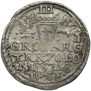 Sigismund III Vasa, 3 Groschen Olkusz 1598