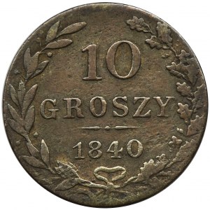 10 groszy Warszawa 1840 MW