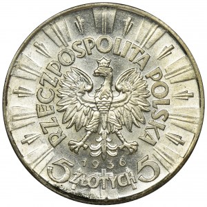 Piłsudski, 5 złotych 1936