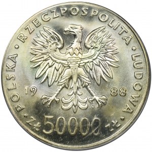 50.000 złotych 1988, Piłsudski