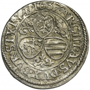 Austria, Ferdynand II, 3 Krajcary Graz 1637