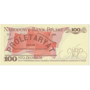 100 złotych 1986 - LP - pierwsza seria rocznika