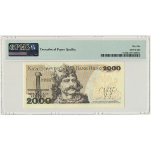 2.000 złotych 1982 - BP - PMG 66 EPQ - pierwsza seria rocznika