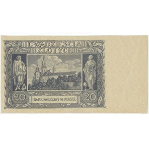 20 złotych 1940 - bez numeratora -