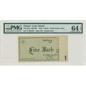 1 mark 1940 A series - 6 digit series - PMG 64 EPQ