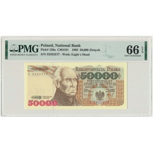 50.000 złotych 1993 - S - PMG 66 EPQ