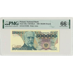 500.000 złotych 1990 - K - PMG 66 EPQ